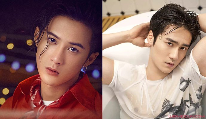 檀健次蒋劲夫对比照